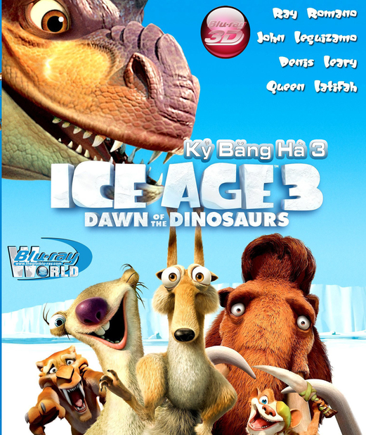 D081. Ice Age 3 - Kỷ Băng Hà 3 3D 25G (DTS-HD 7.1) 